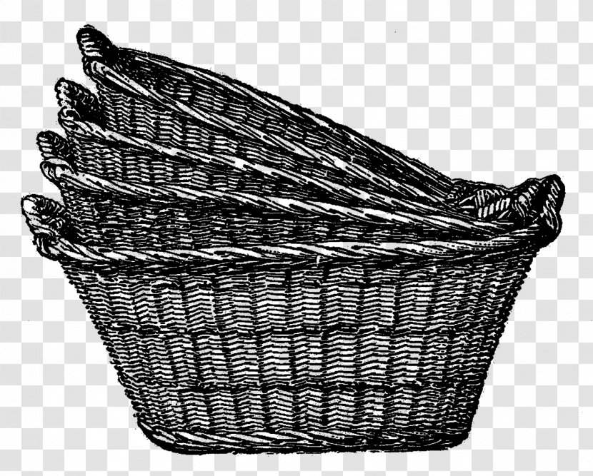 Hamper Laundry Room Washing Machines Clip Art - Exquisite Bamboo Baskets Transparent PNG