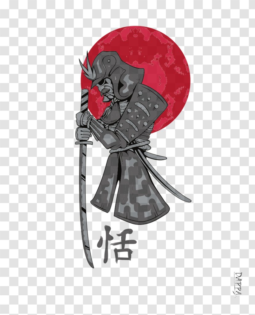 T-shirt Japan Samurai Clothing - Fictional Character Transparent PNG