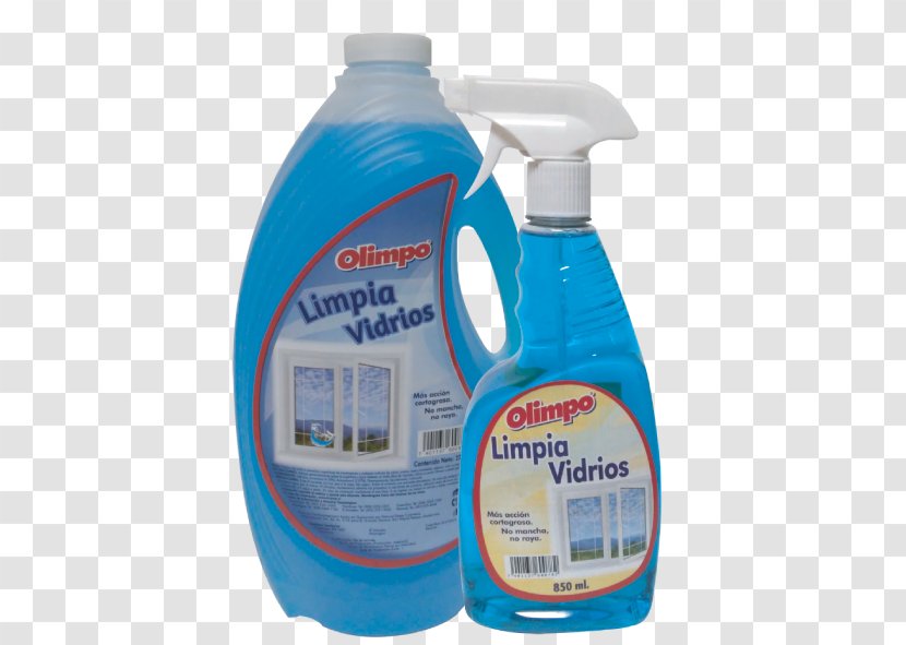 Glass Limpiavidrios Liquid Detergent Cleaning - Water Transparent PNG