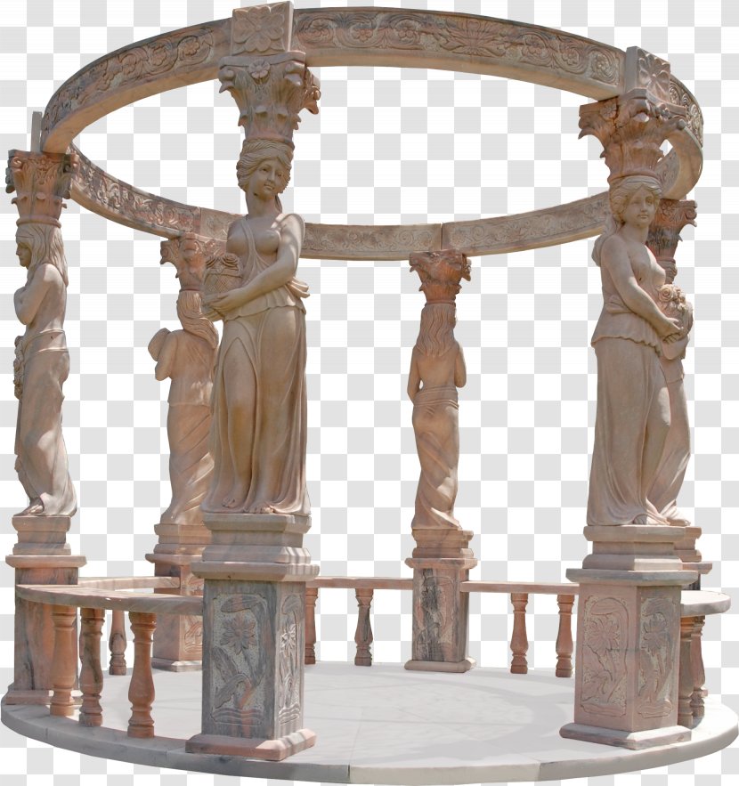 Architecture Clip Art - Sculpture - European Stone Statue Transparent PNG