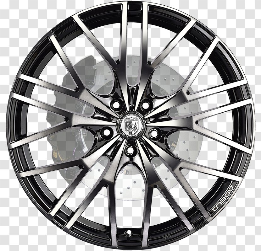 Alloy Wheel Rim BMW 5 Series Ford Mondeo - Black And White - Typographical Error Transparent PNG