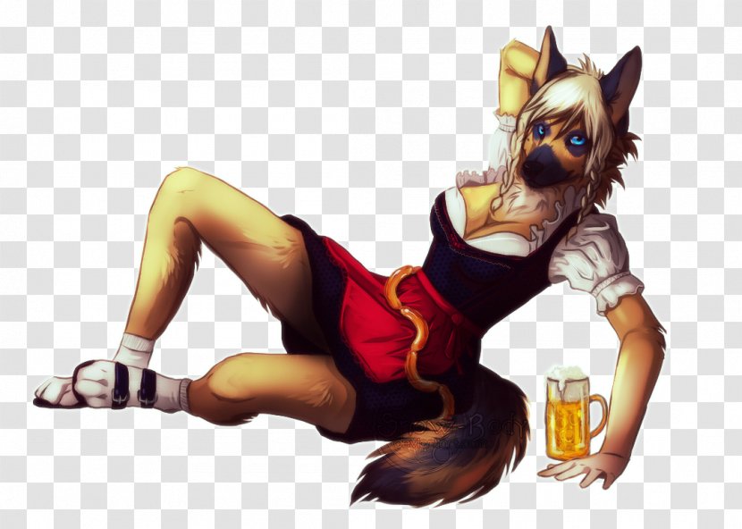 German Shepherd Germany Dirndl Female Clothing - Beer Transparent PNG