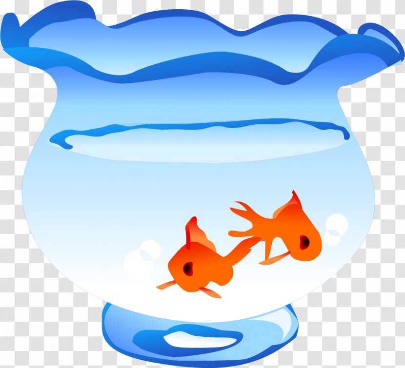 Aquarium Goldfish - Vector Painted Bathtub Transparent PNG