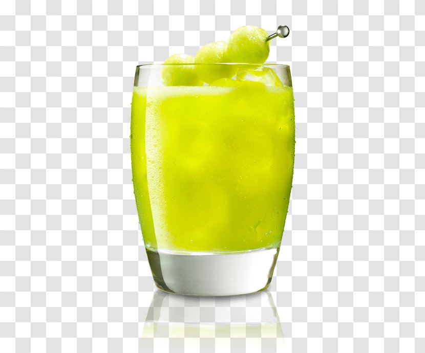 Cocktail Garnish Juice Fizzy Drinks Highball Glass - Limeade - Delicious Melon Transparent PNG
