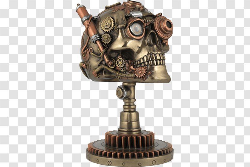 Steampunk Punk Subculture Science Fiction Figurine Skull - Art - Western Transparent PNG