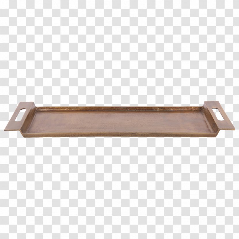 Tray Wood Rectangle Bronze Metal - Oval - New Arrival Transparent PNG