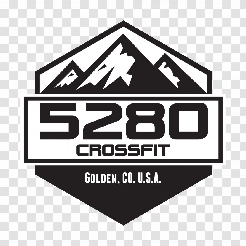 5280 CrossFit Fitness Centre Lookout Mountain Summit Physical - Black And White Transparent PNG
