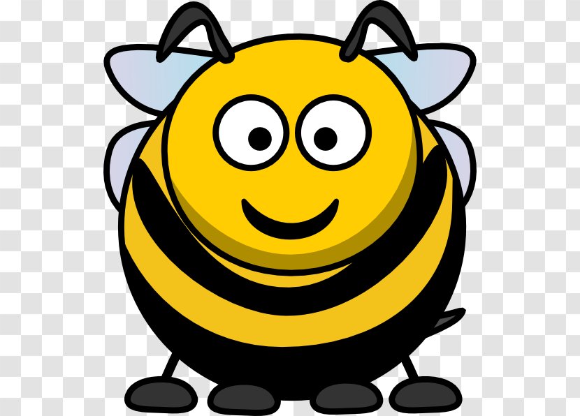 Bee Clip Art - Royaltyfree - Cartoon Picture Of A Transparent PNG