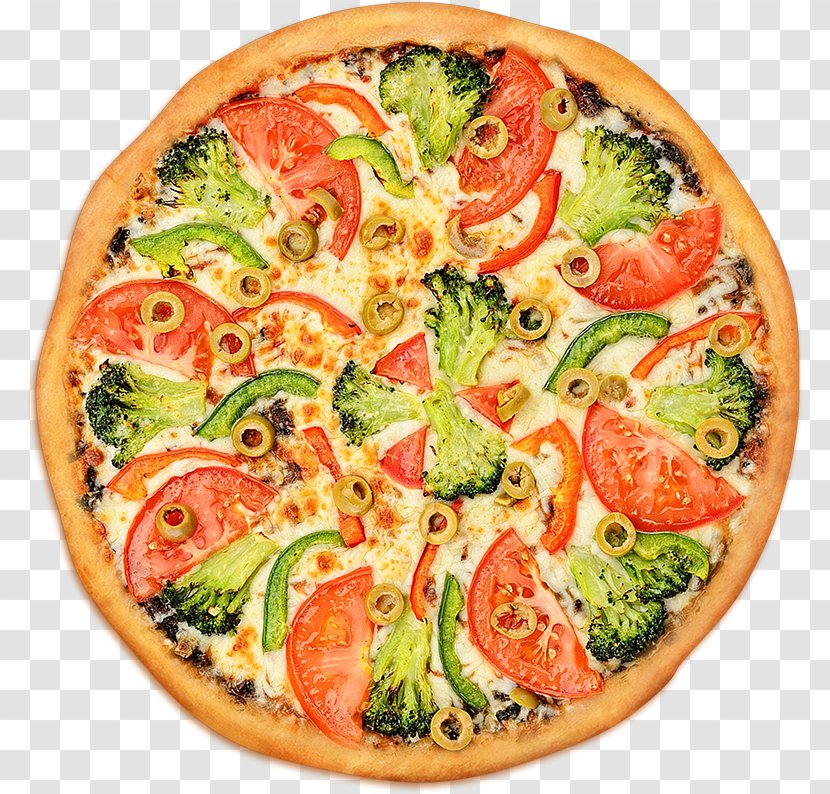 California-style Pizza Vegetarian Cuisine Sicilian Quiche - Vegetable Transparent PNG