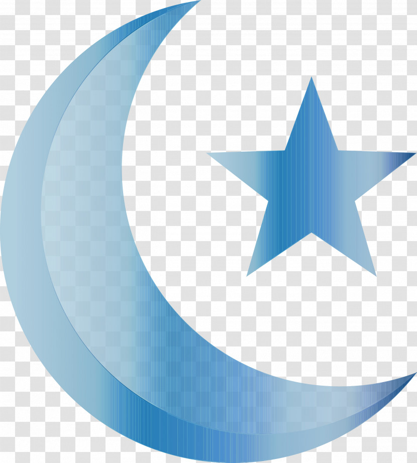 Blue Logo Circle Crescent Symbol Transparent PNG
