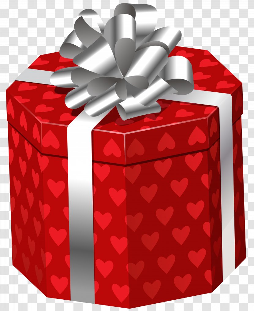 Image File Formats Lossless Compression - Christmas - Gift Box With Hearts Clip Art Transparent PNG