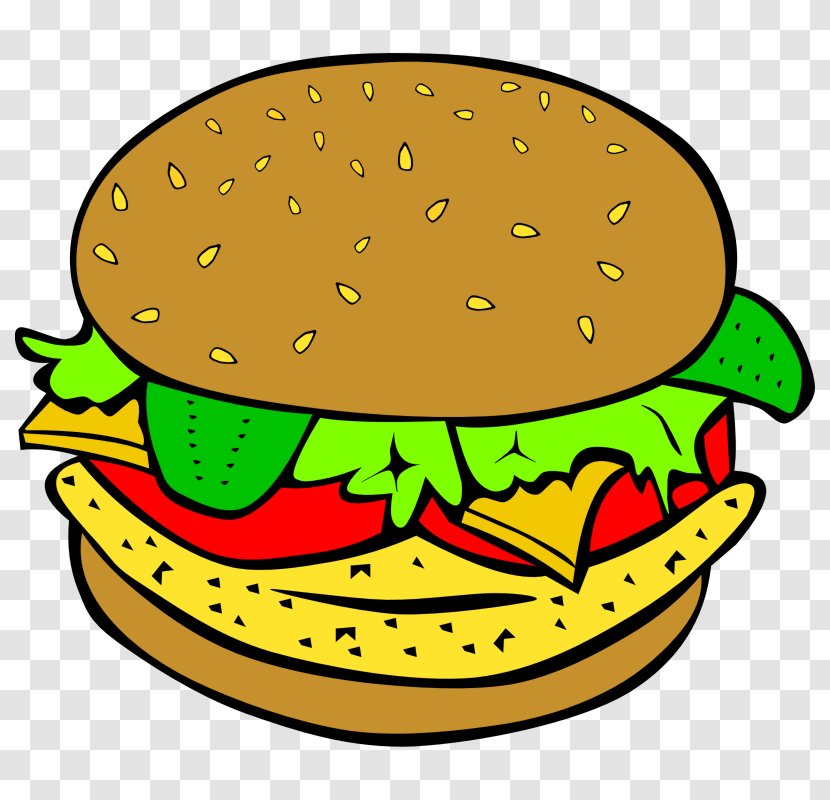 Junk Food Hamburger Fast Cheeseburger Clip Art - Free Windows Clipart Transparent PNG