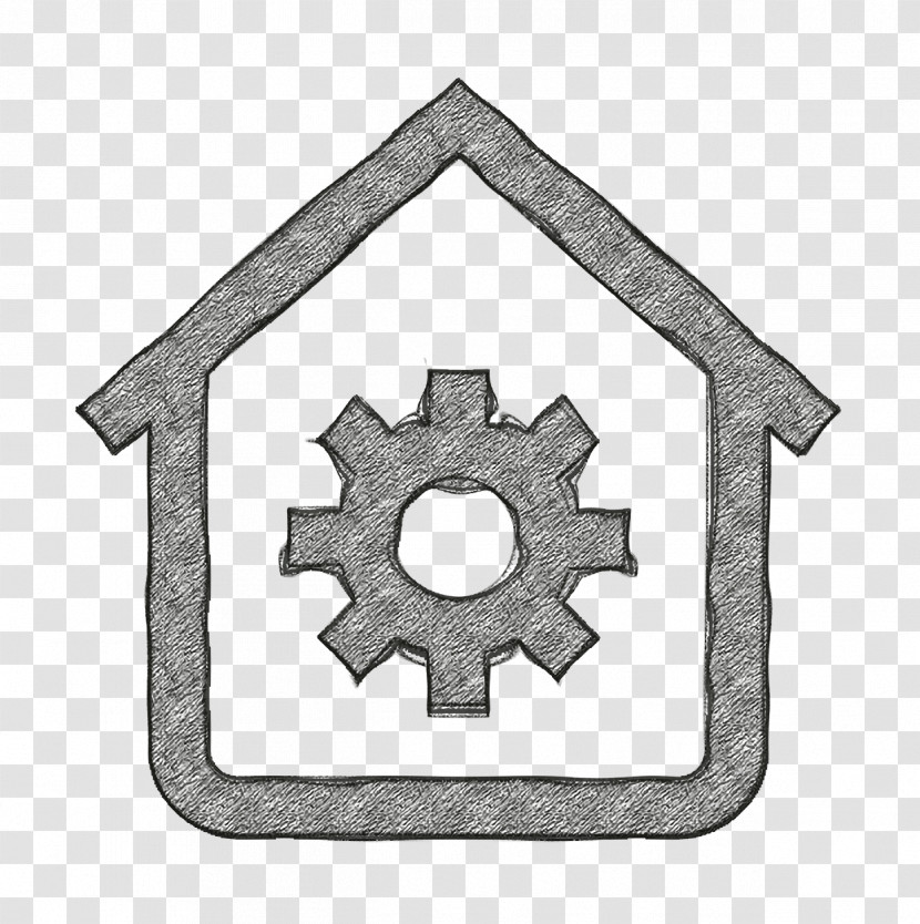 House Automation Icon Gear Icon Home And Living Icon Transparent PNG