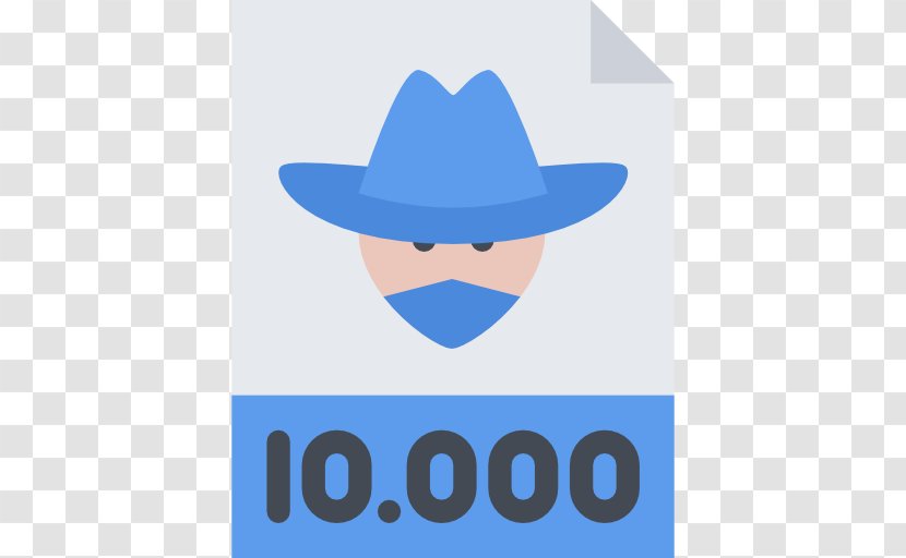 Cowboy Hat Headgear Logo - Microsoft Azure - Wanted Transparent PNG