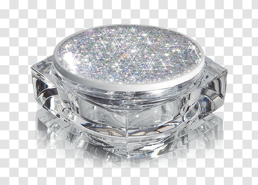 Gel Liquid Glitter Powder Mica - Crystal - Silver Sparkles Transparent PNG