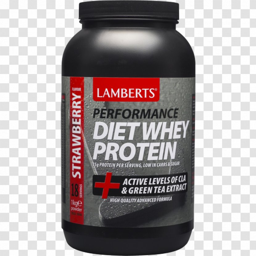 Dietary Supplement Whey Protein Bodybuilding - Conjugated Linoleic Acid - Matcha And Strawberry Transparent PNG