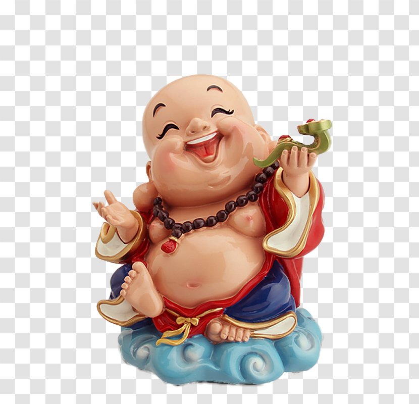 Download Q-version Computer File - Pixel - Q Version Of Laughing Buddha,Ruyi Transparent PNG