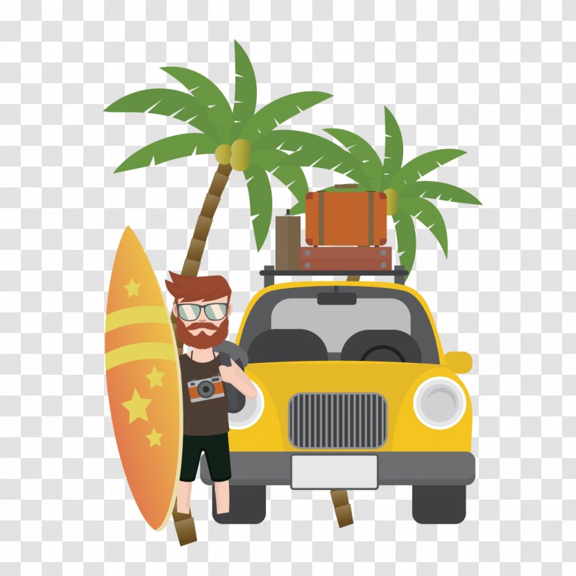 Vacation Travel Summer - Vector Go Surfing Transparent PNG