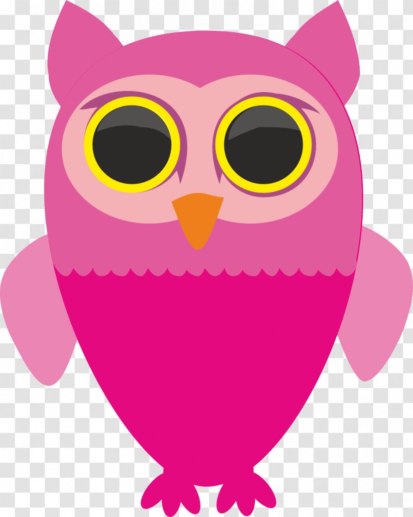 Owl Bird - Pink - Owls Transparent PNG