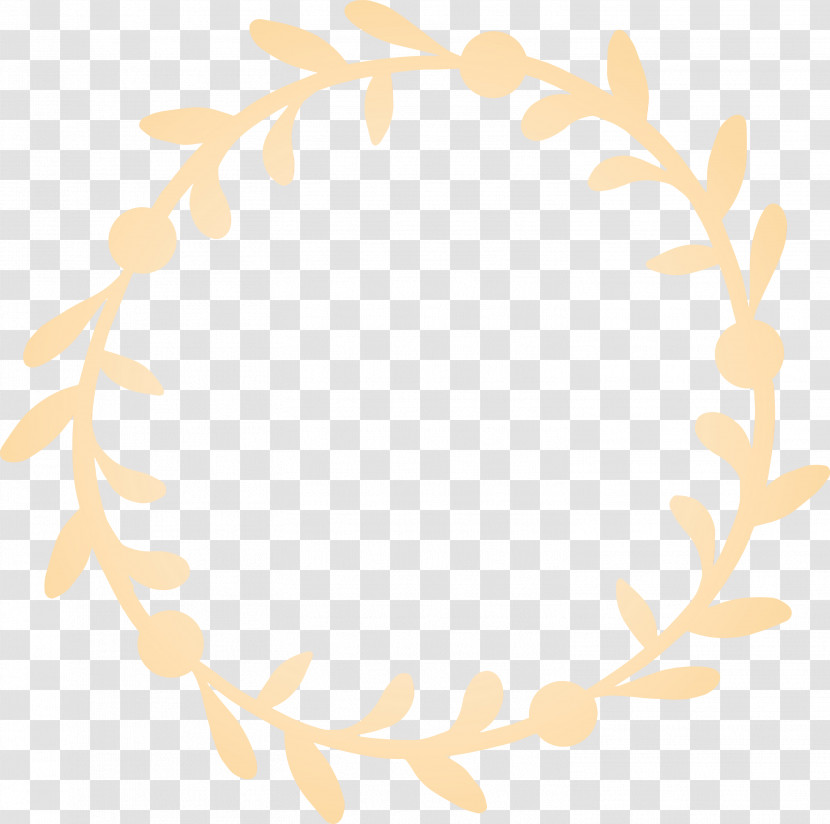 Leaf Beige Circle Transparent PNG