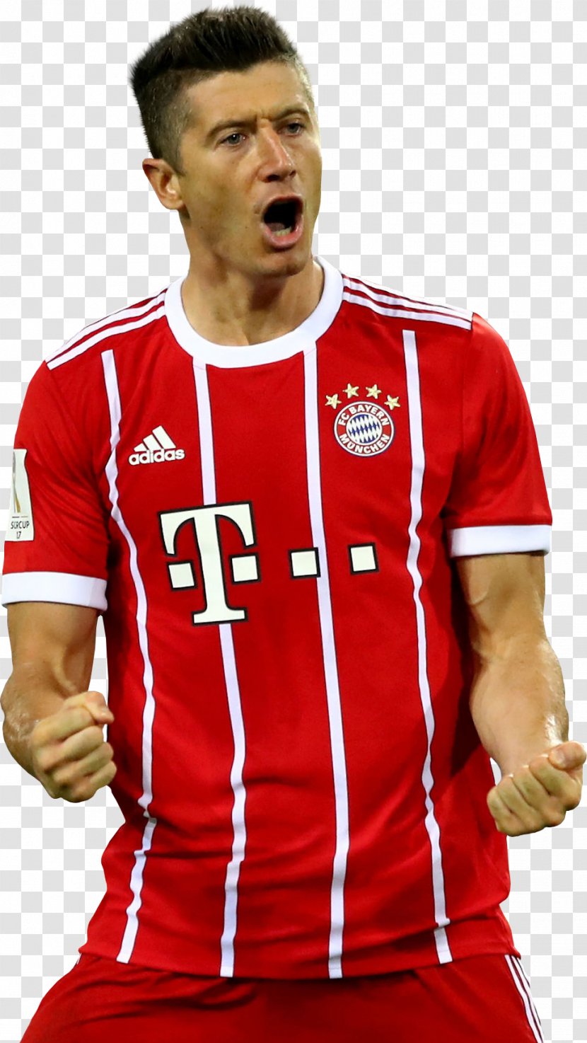 Robert Lewandowski FC Bayern Munich UEFA Champions League Real Madrid C.F. Sport - T Shirt - Levandowski Transparent PNG