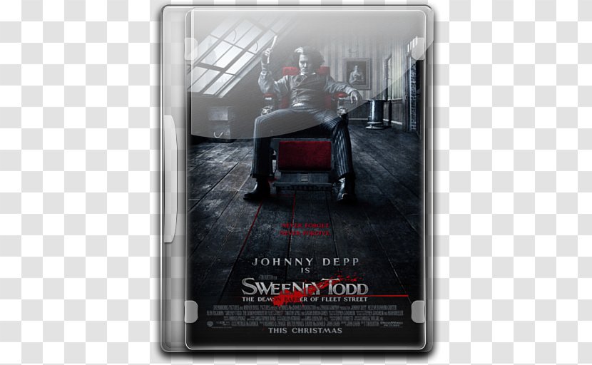 Sweeney Todd: The Demon Barber Of Fleet Street Jason Voorhees Film Poster - Todd - Todd's Appliance Transparent PNG