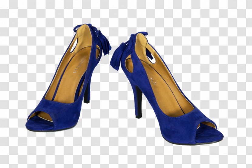 Cobalt Blue Product Design Photography Photo Shoot - Comfortable Walking Shoes For Women Trendy Transparent PNG