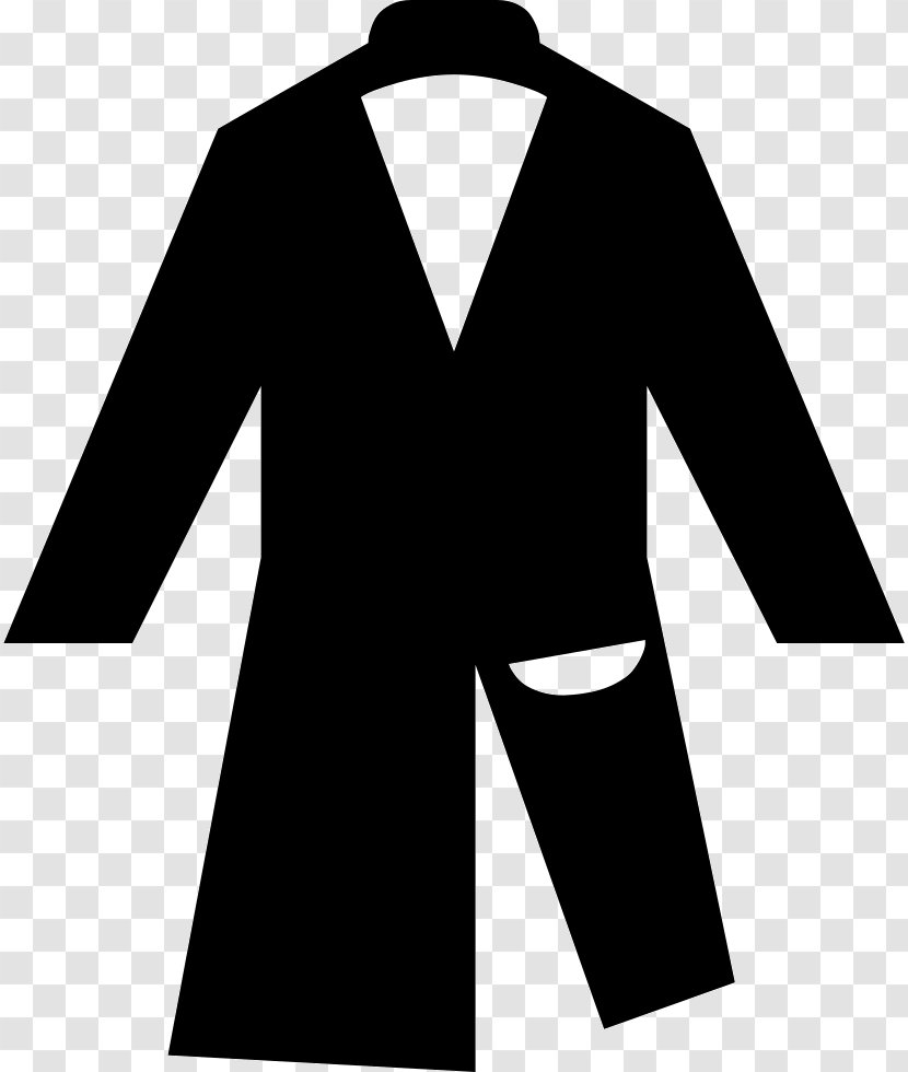 Tuxedo Blazer Collar Sleeve Dress - Black M - Robes Icon Transparent PNG