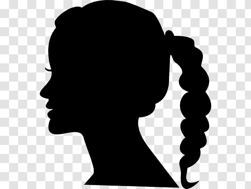 Human Head Drawing - Female - Silhouette Transparent PNG