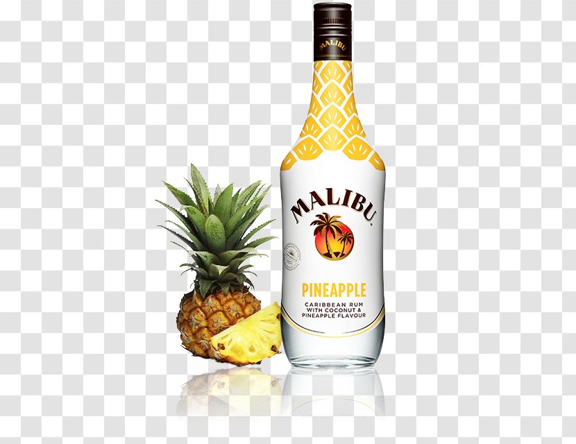 Malibu Rum Piña Colada Distilled Beverage Wine - Pineapple Juice Transparent PNG