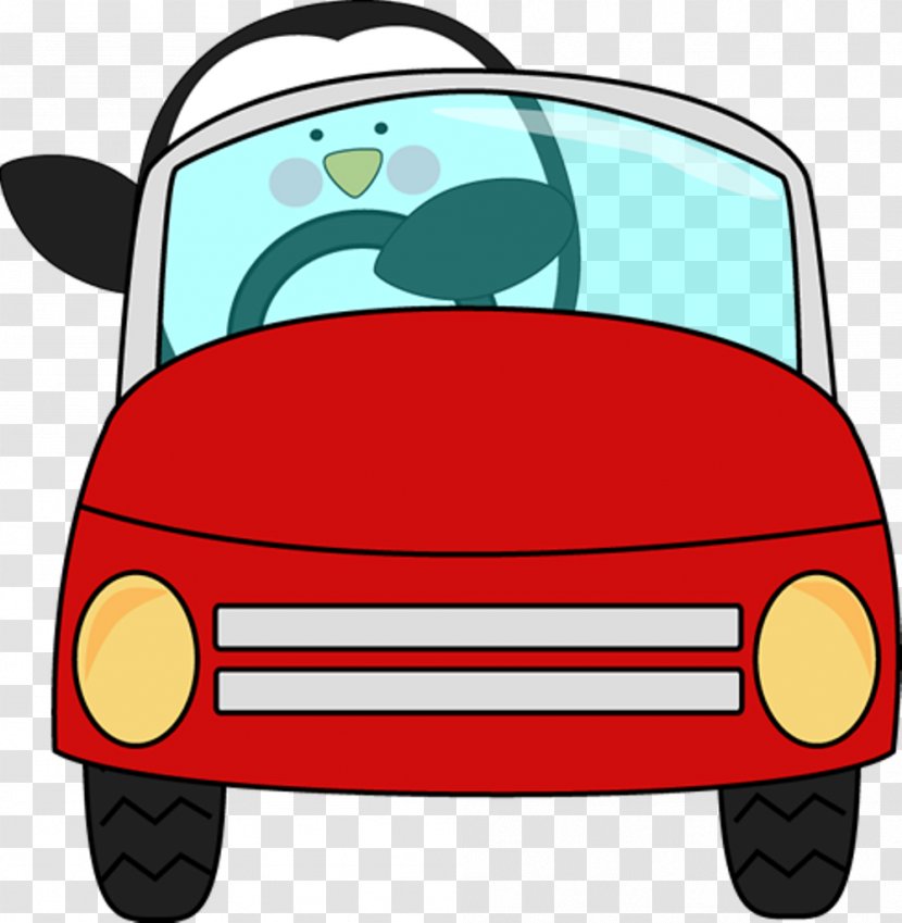 Car Driving Clip Art Openclipart Image - Red Transparent PNG
