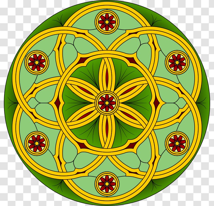 Line Art Clip - Mandala Transparent PNG