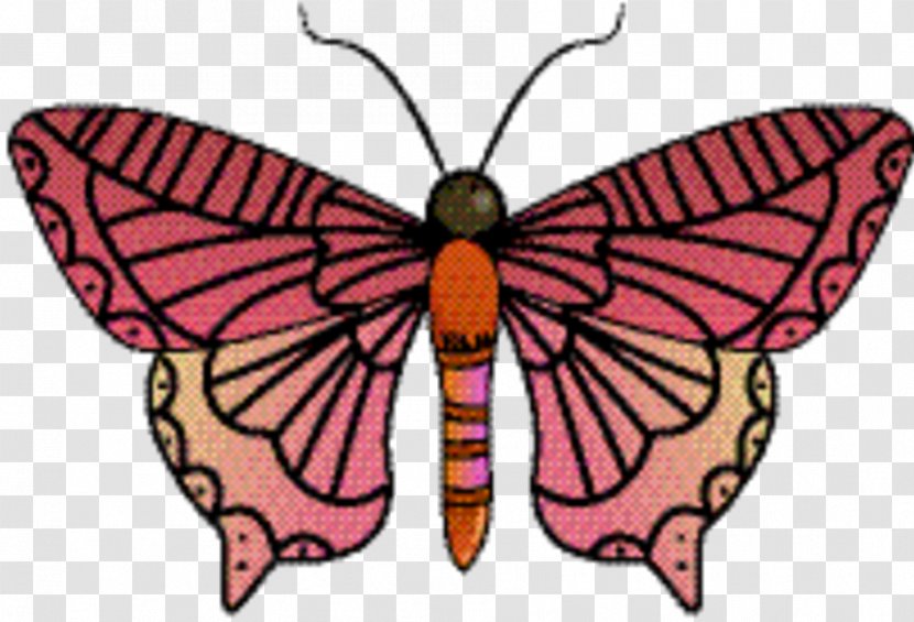 Tiger Cartoon - Monarch Butterfly - Animal Figure Emperor Moths Transparent PNG