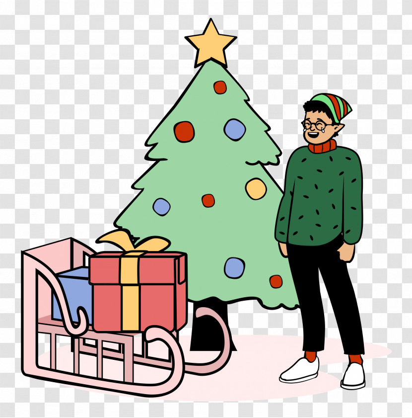 Christmas Christmas Tree Gifts Transparent PNG
