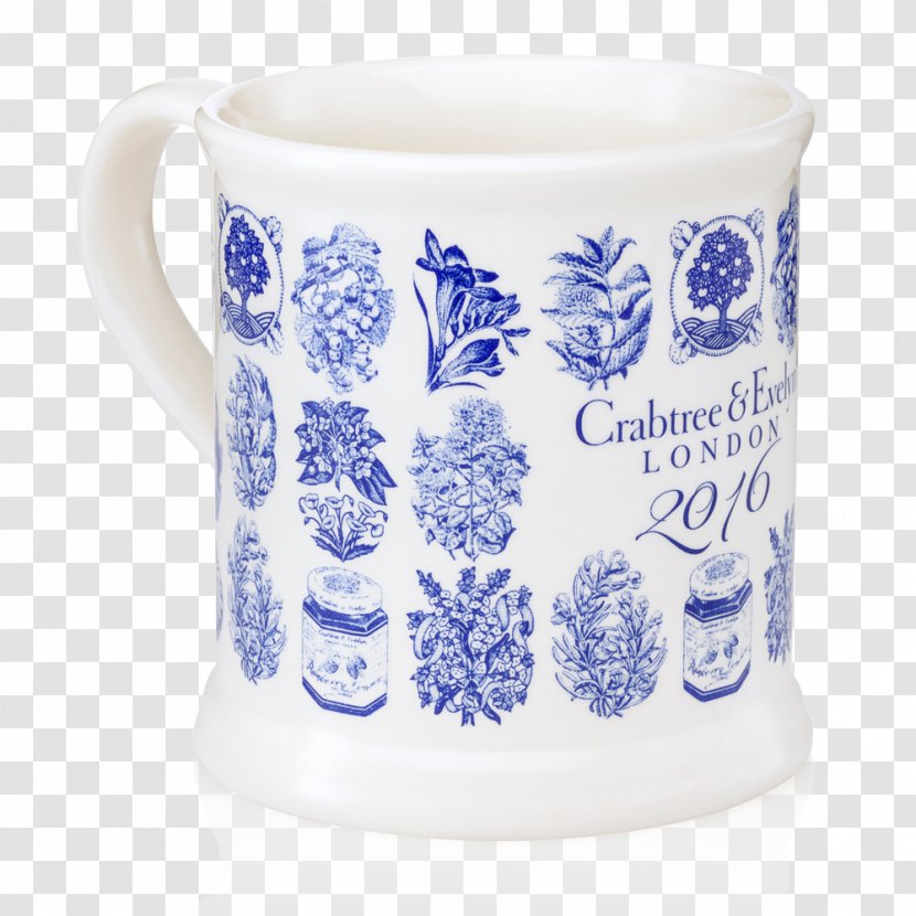 Coffee Cup Mug Ceramic Blue And White Pottery Saucer - Dinnerware Set Transparent PNG