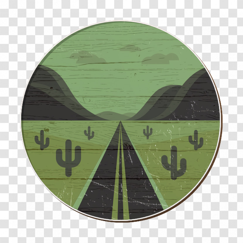 Desert Icon Road Icon Landscapes Icon Transparent PNG