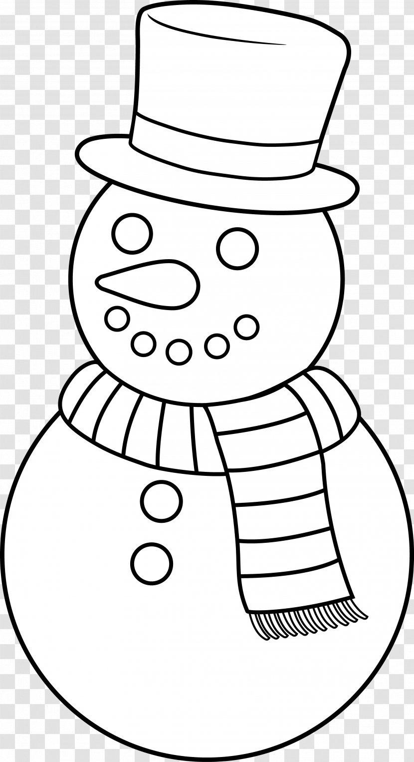 Snowman Black And White Christmas Clip Art - Blog - Pictures Transparent PNG
