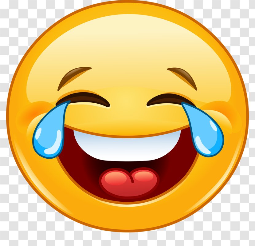 Emoticon Smiley Face With Tears Of Joy Emoji Happiness - Smile - Whatsapp Transparent PNG