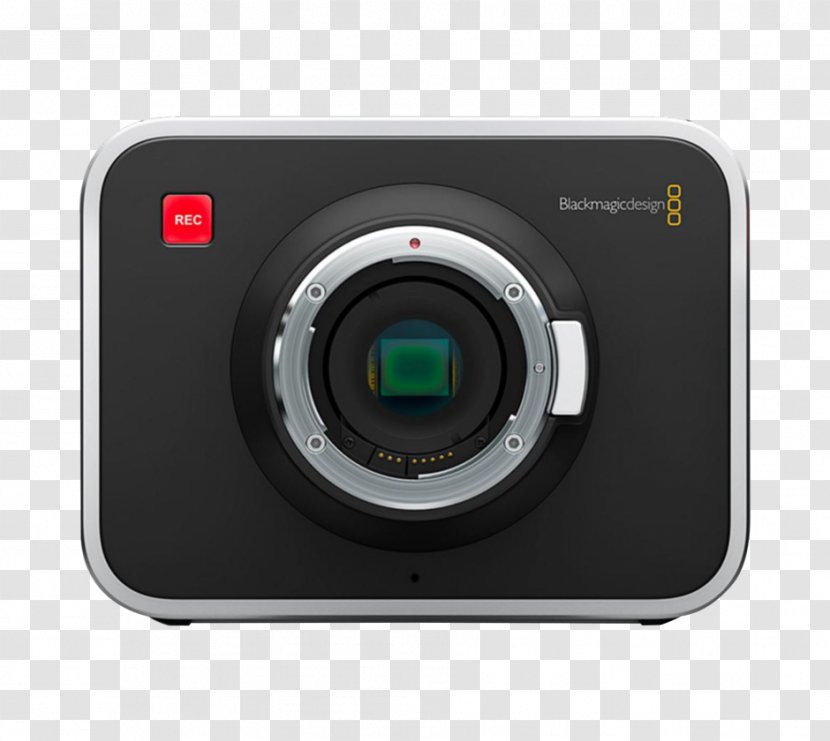 Camera Lens Blackmagic URSA Design Cinema - Black Transparent PNG