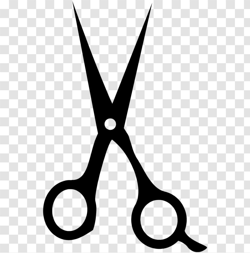 Scissors Hairdresser Hairstyle Barber Clip Art - Silhouette - Gym Transparent PNG
