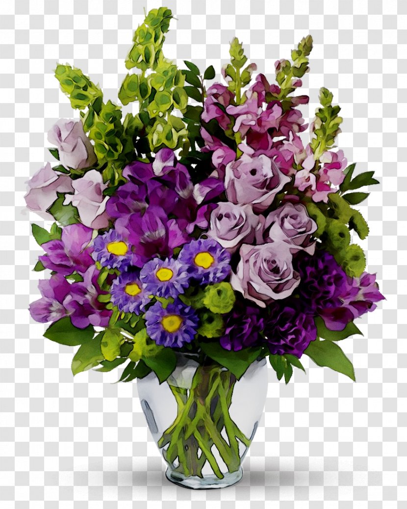 Cut Flowers Flower Bouquet Gift Vase - Grass Transparent PNG