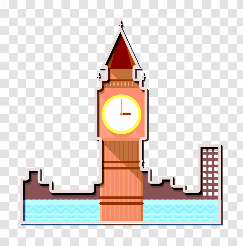 Big Ben Icon London Icon Landmarks Icon Transparent PNG