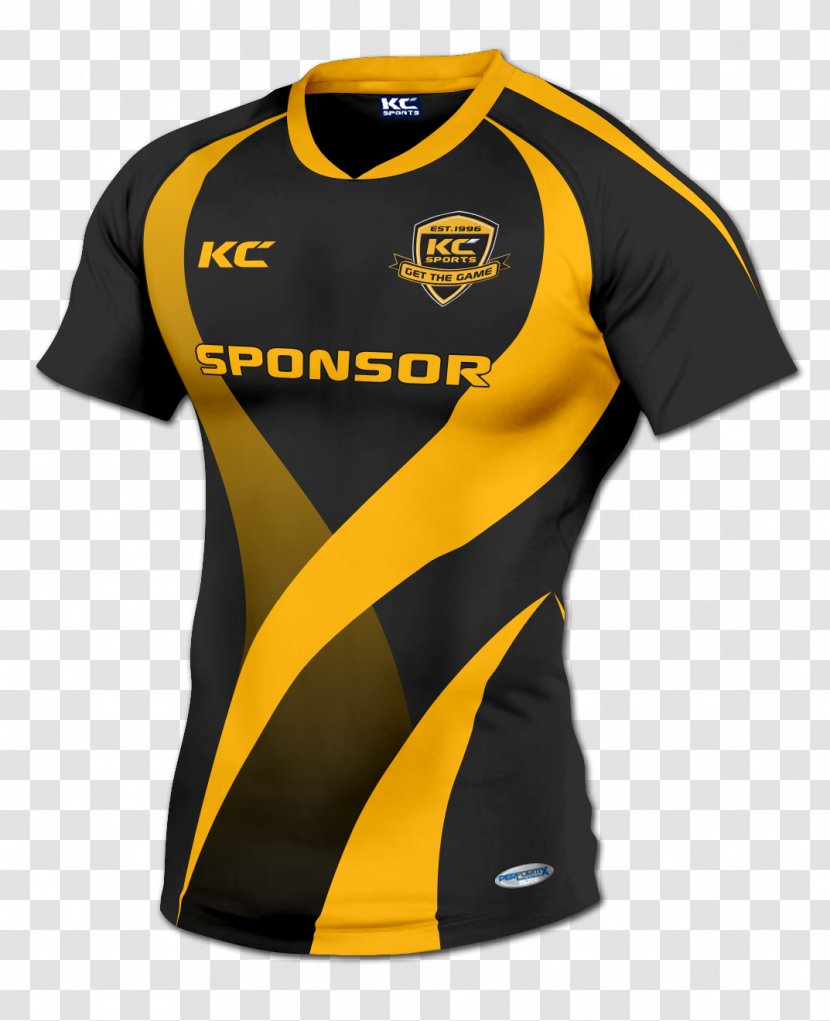 Printed T-shirt Printing Rugby Shirt - T - Cricket Jersey Transparent PNG