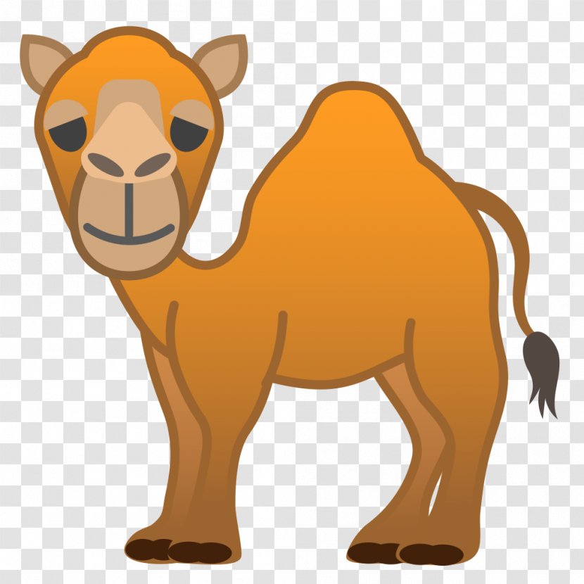 Dromedary Bactrian Camel Emoji Emoticon Transparent PNG