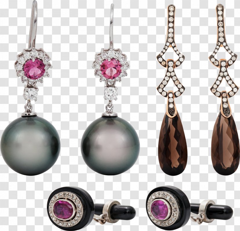Earring Jewellery Earmuffs - Gemstone - Vintage Earrings Transparent PNG