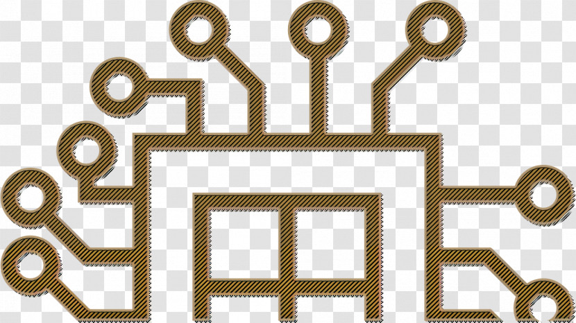 Microchip Icon Network Icon Transparent PNG