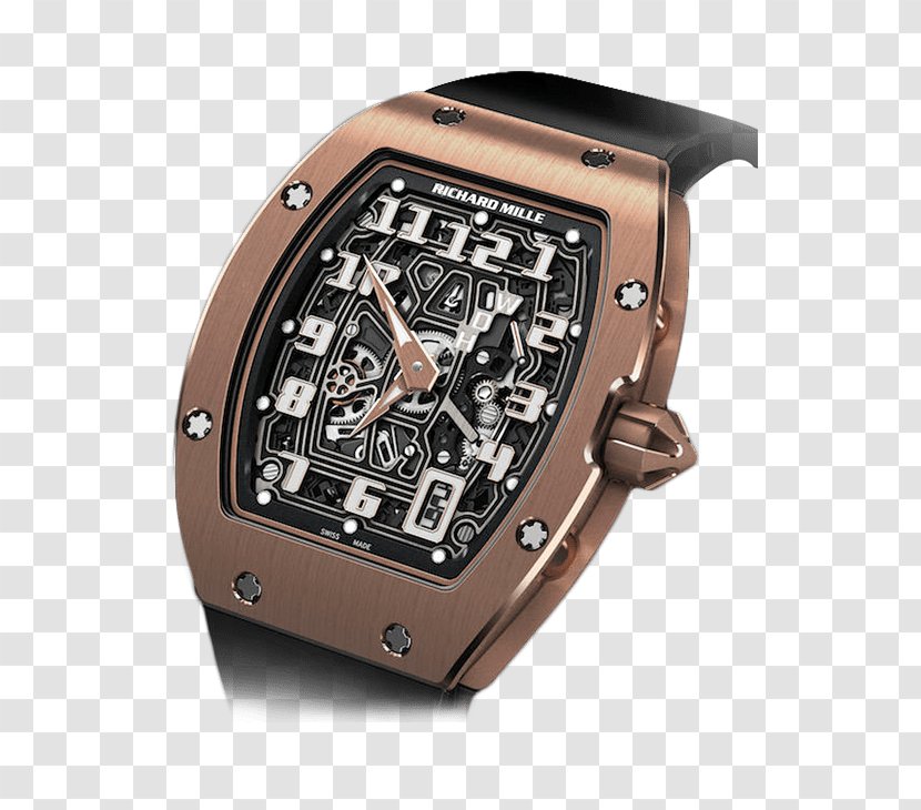Richard Mille Watch Chronograph Gold Tourbillon - Flyback Transparent PNG
