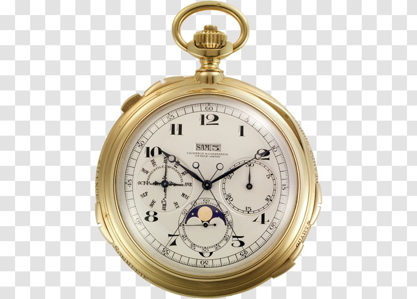 Clock Vacheron Constantin Pocket Watch Watchmaker - Movement - Pocketwatch Transparent PNG