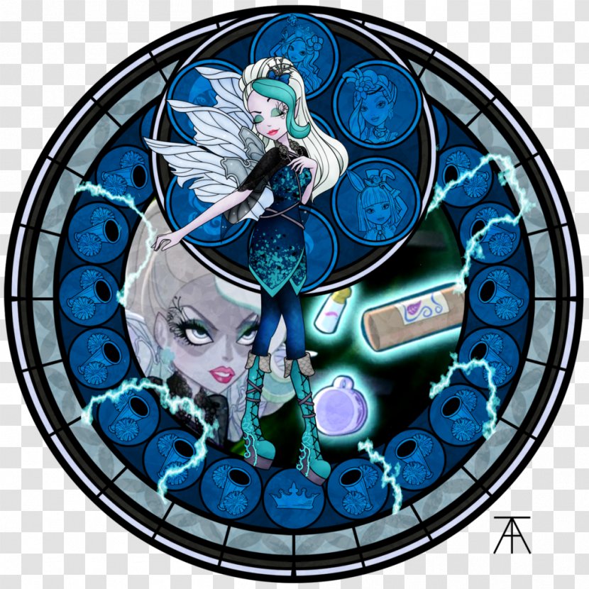 Stained Glass Hollywood Art Ever After High - Thorn Dragon Transparent PNG