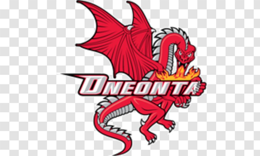 SUNY Oneonta State Red Dragons Men's Basketball Women's Soccer University Of New York System Athletic Conference - Symbol - Artwork Transparent PNG